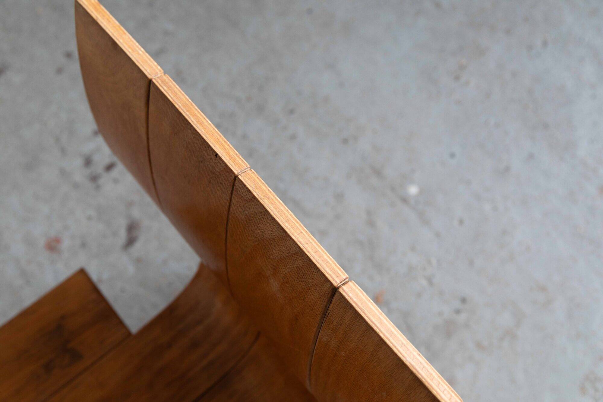 Set of 8 'Strip' dining chairs by Gijs Bakker