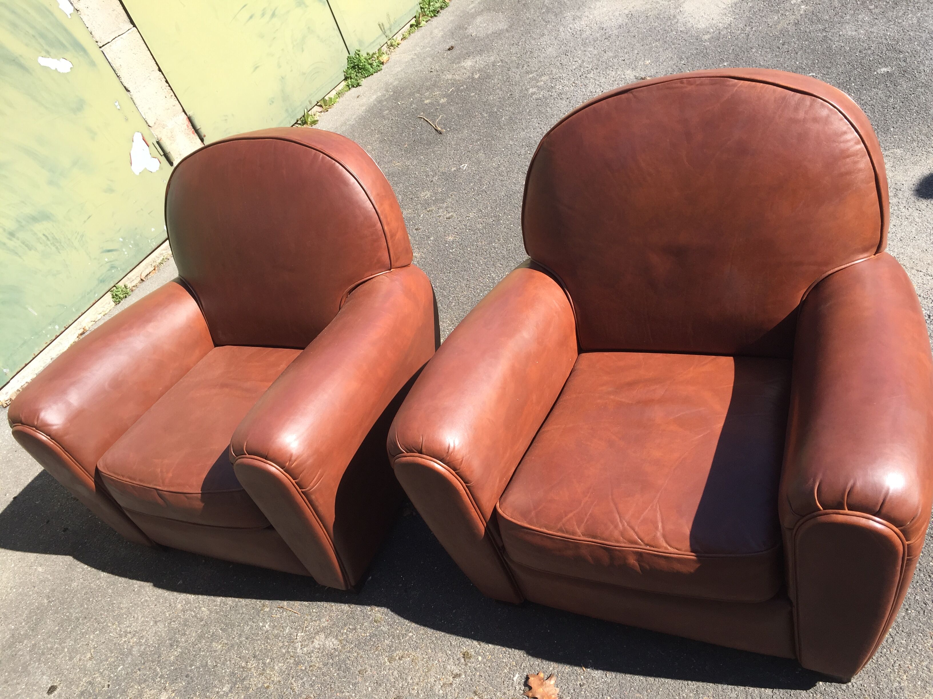 Pair of club chairs 1930
