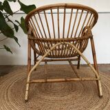 Rattan armchair