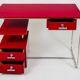 Vintage German Chrome Writing Desk, 1930s