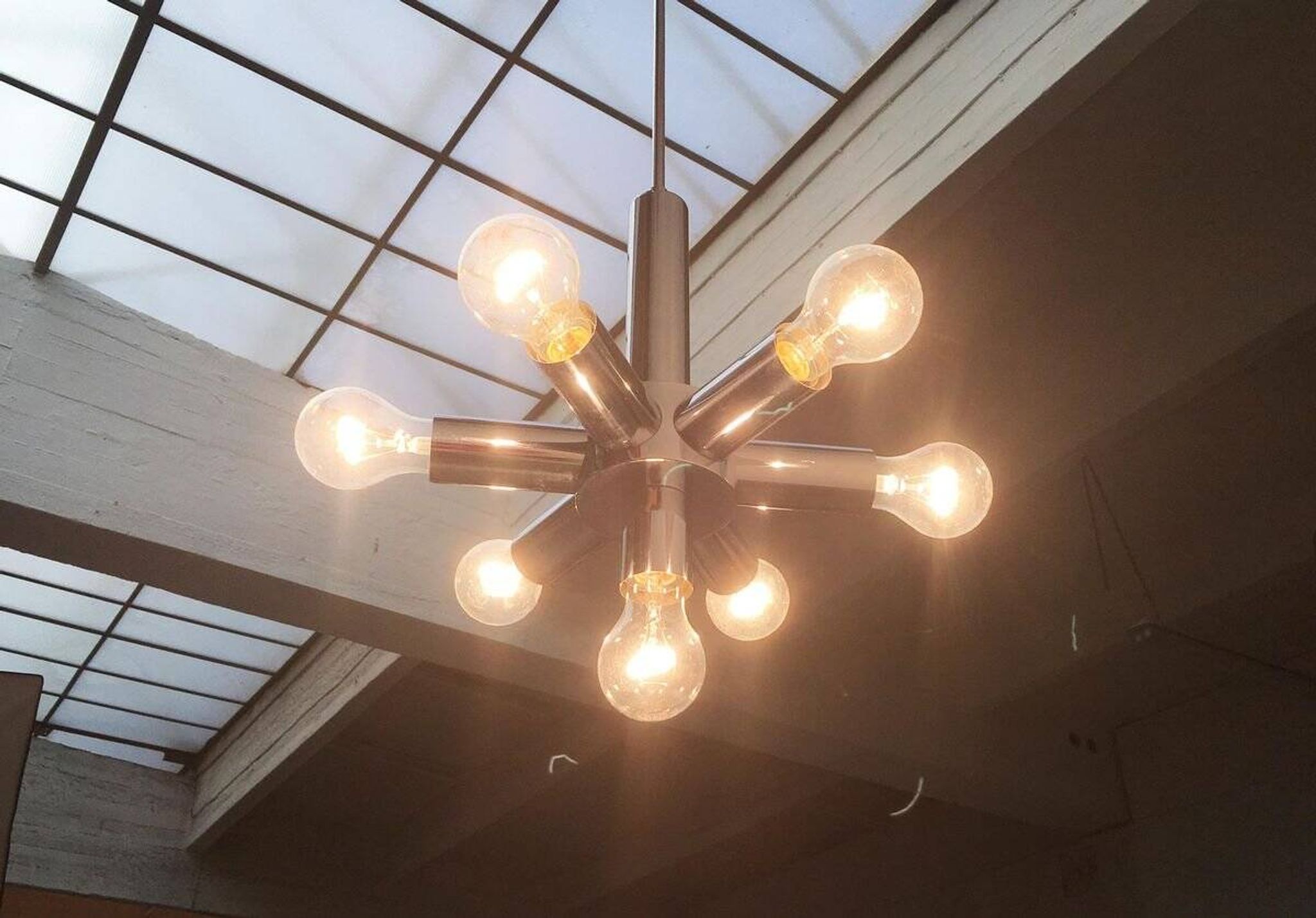 Suspension Chrome Space Age Mid-Century