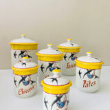 Swallows spice jars