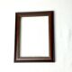 Old wooden frame with fine hama gilding