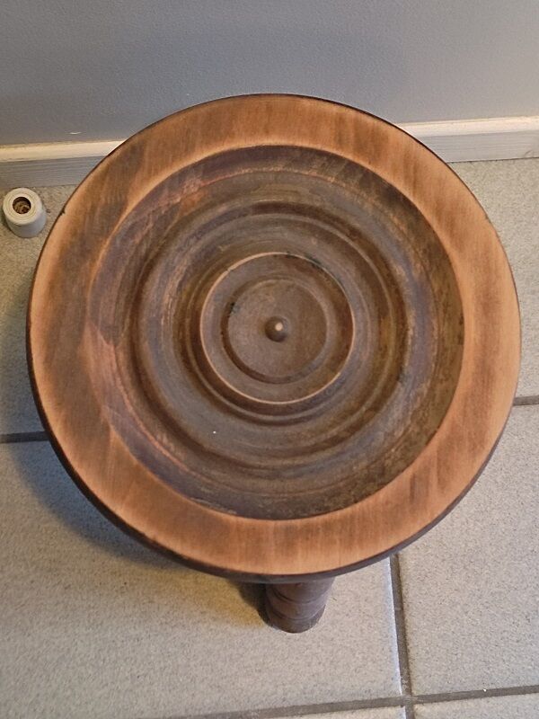 Solid wood stool legs tripod aero-gummed