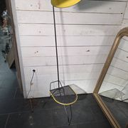 Tripod floor lamp in Matégot style from the 1950s.