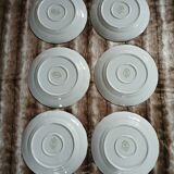 6 Italian ceramic plates