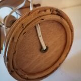 Bedside lamp wicker rattan 1960 1970