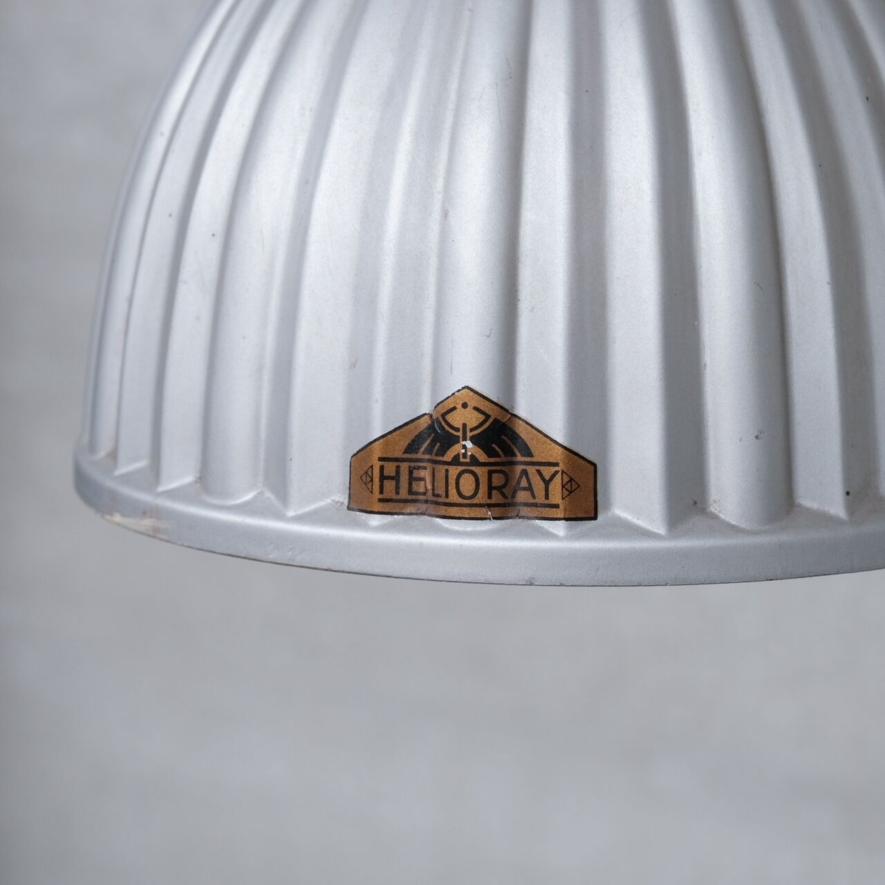 Suspension en verre de mercure anglais 'helioray' Selency