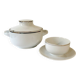 Earthenware soup tureen and sauce boat from Winterling, Bavaria