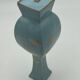 Chinese porcelain vase, cetadon, with gold leaf, Jingdezhen