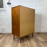 Scandinavian chest of drawers 6 drawers vintage teak, 60s