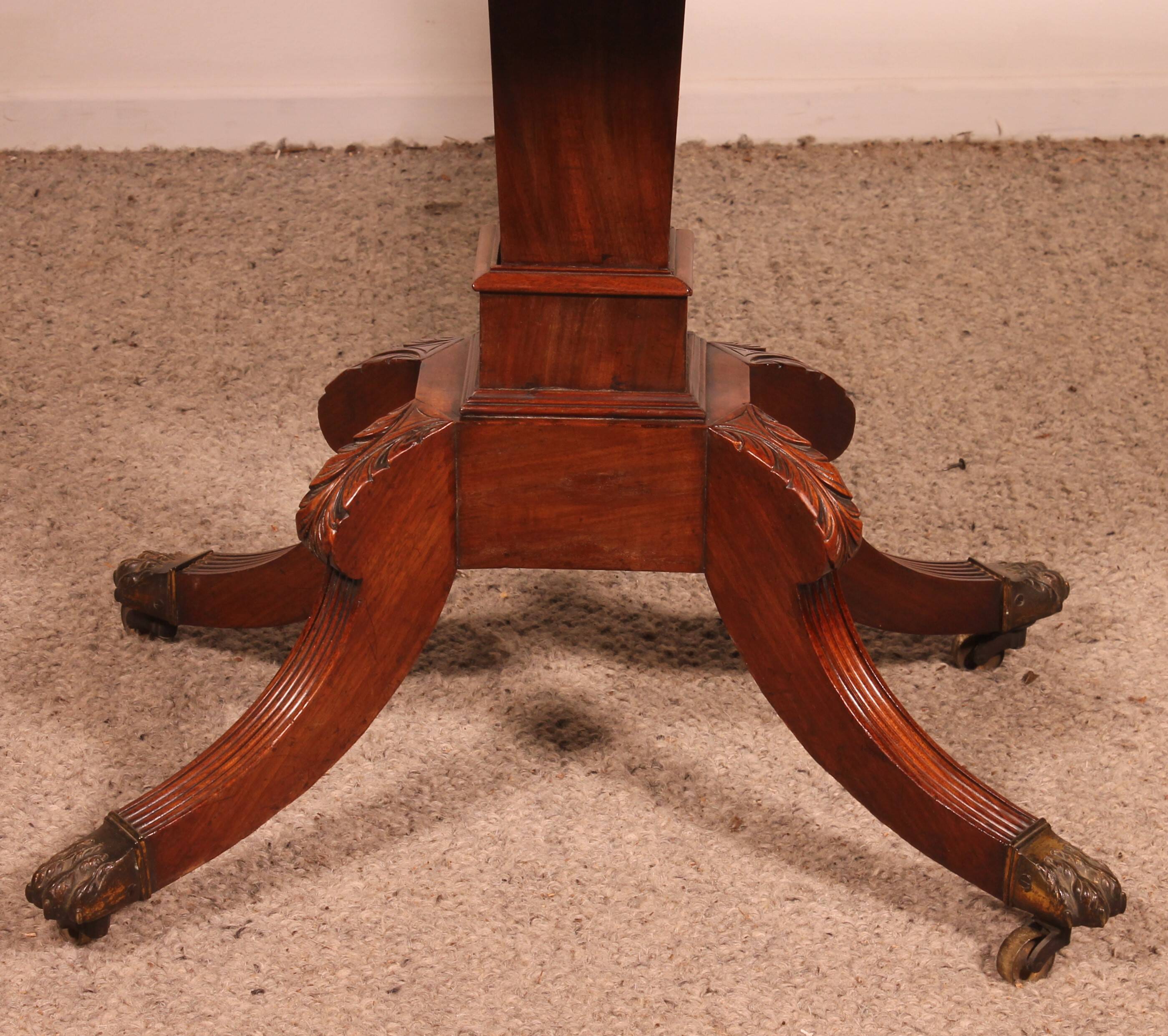 Regency Period Mahogany Game Table or Console