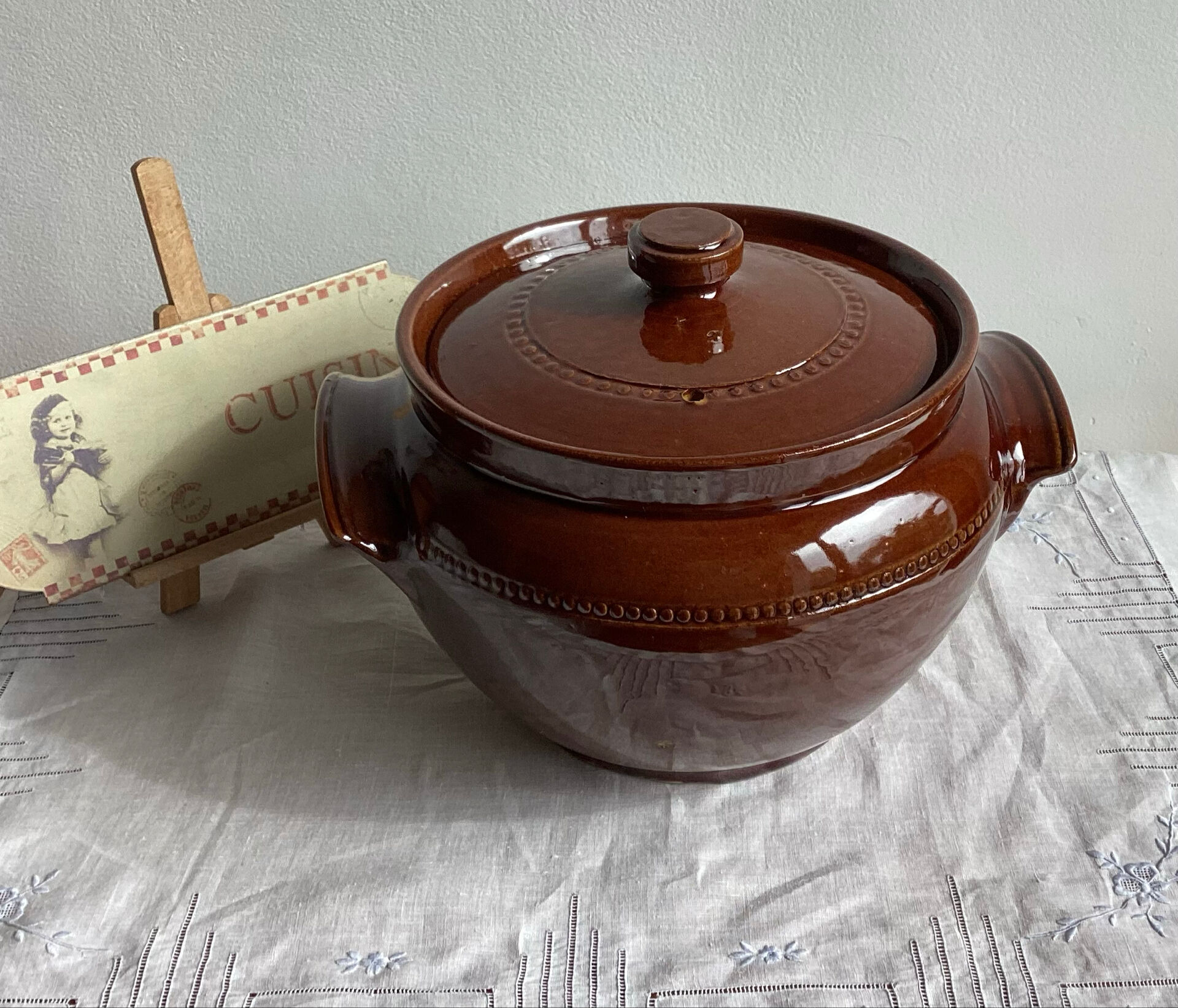 Pearson's stoneware casserole from Chesterfield