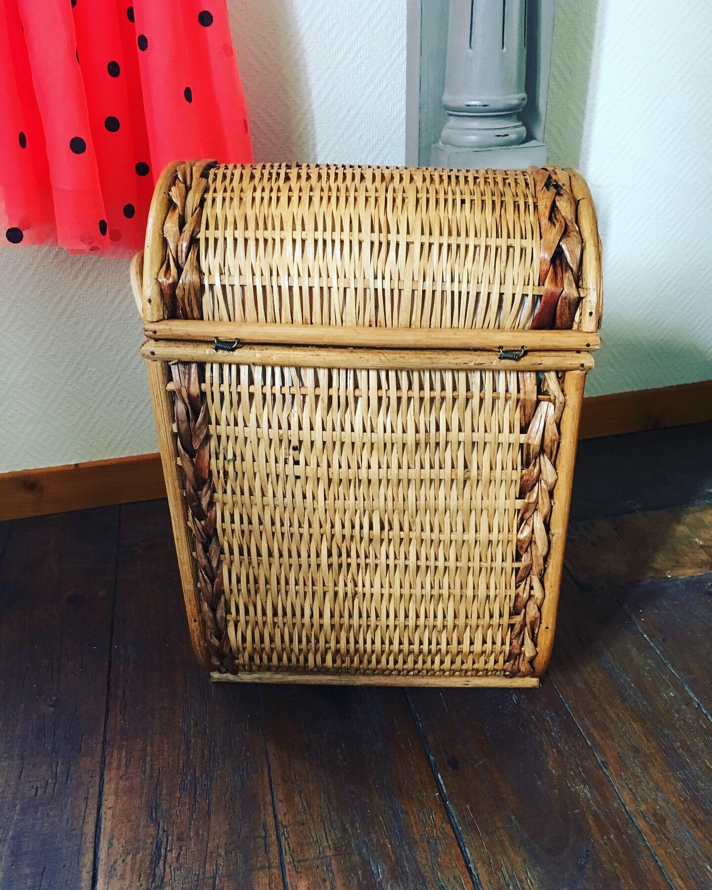 Rattan toy box