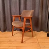 Model 43 armchair designed by Erik Kirkegaard, Høng Stolefabrik, Denmark, 1960s