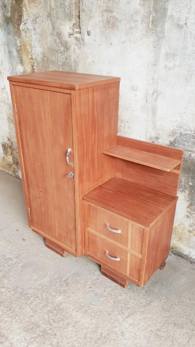 Vintage asymmetrical wardrobe