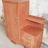 Vintage asymmetrical wardrobe