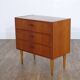 Vintage Scandinavian teak commode from the 1960s.