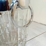 Champagne bucket in crystal 70s