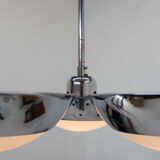 Chrome-Plated Functionalist Chandelier by Zukov, 1940s