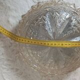 Plafonnier en verre ciselé
