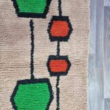 Moroccan rug in natural wool 250cmx150cm