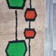 Moroccan rug in natural wool 250cmx150cm