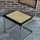 Chaise vintage Cesca style modèle B32 en chrome et noir