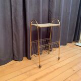 Mobile newspaper holder, 1960s