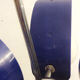 Plastic and glass ceiling lamp spain, 1970s