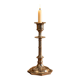 Antique silver-plated candlestick – vintage tall candle holder H25 cm