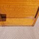 double curtain cabinet, vintage