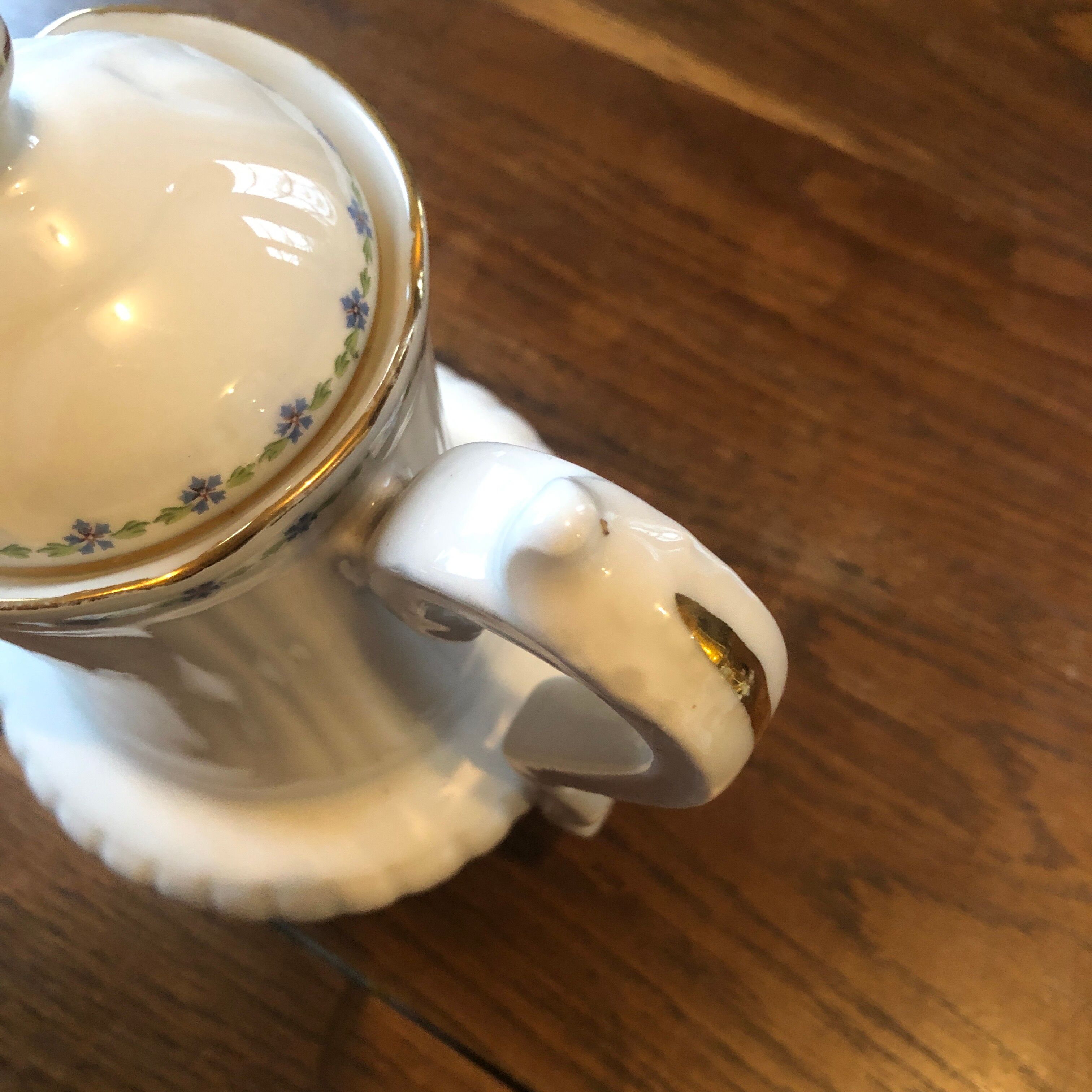 Old Limoge porcelain coffee maker