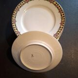 Fine porcelain dessert plates