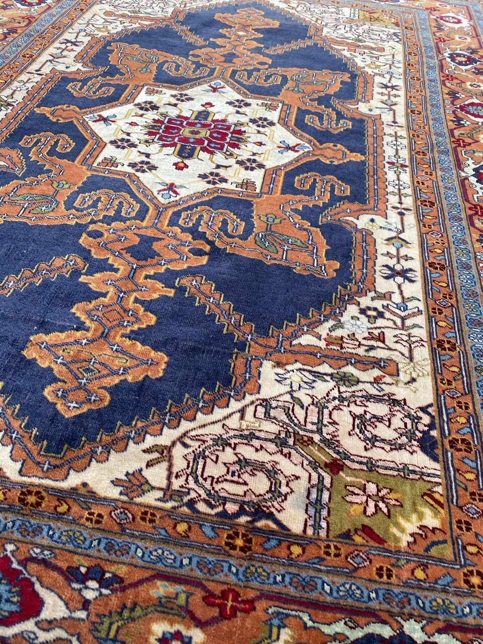 Tapis vintage persan ghouchan extra fin 139x216 cm