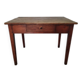 Antique farmhouse table with drawer