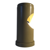 Lampe  éclipse vintage, années 70 métal
