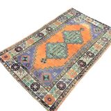 Colourful Oushak Turkish Carpet