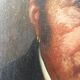 Oil canvas portrait of a man