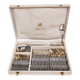 Ercuis 100 37-piece cutlery set, silver metal