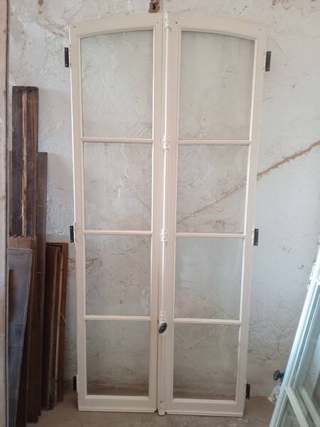 Arched window(s) + complete cremone, early 20th century, 223 cm