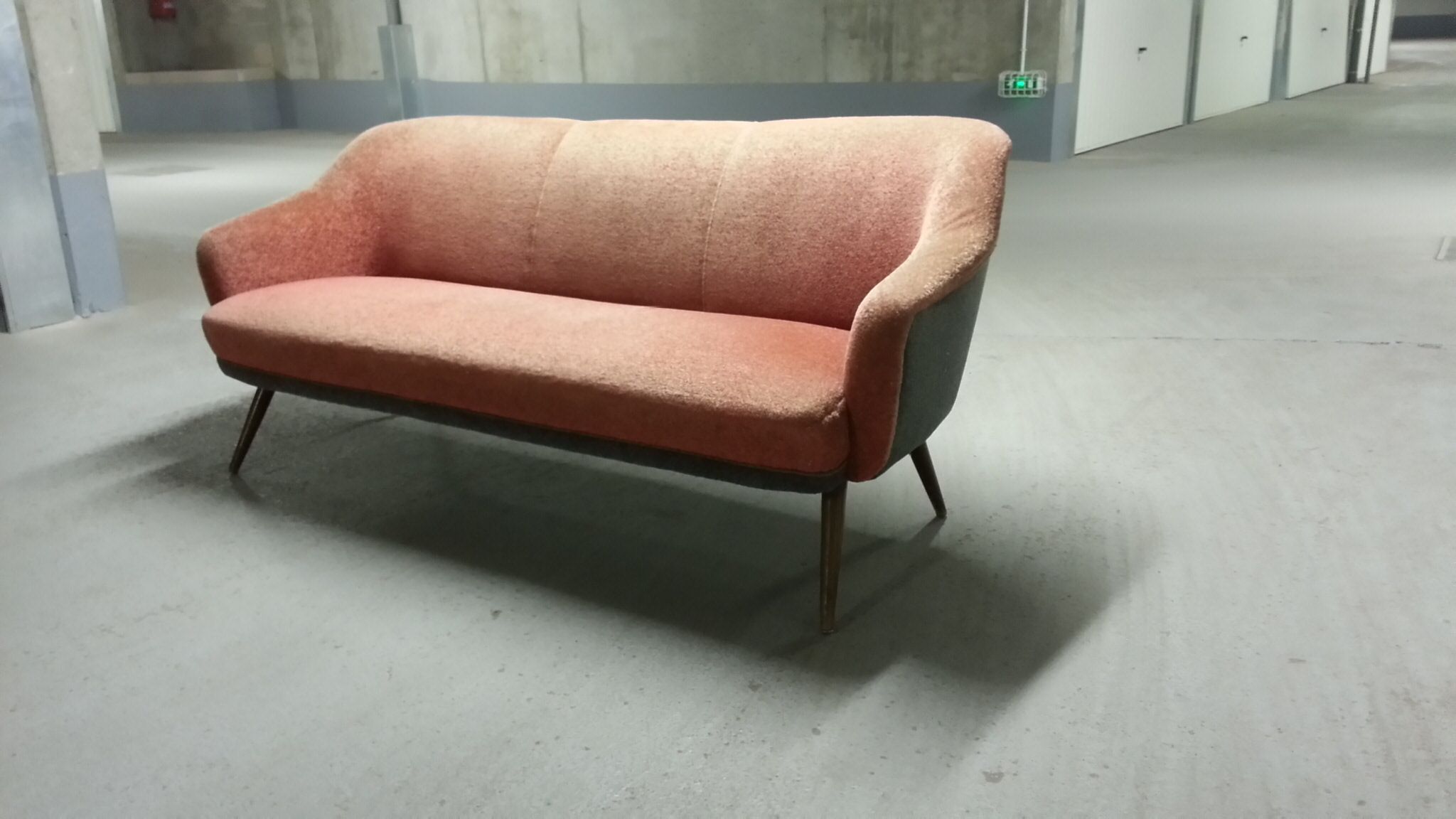 Canapee Danish 50s 60s and his chair