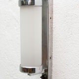 Bauhaus chromed roll wall lamp, 1930´s, Bohemia