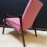 Pair of armchairs pink, czech