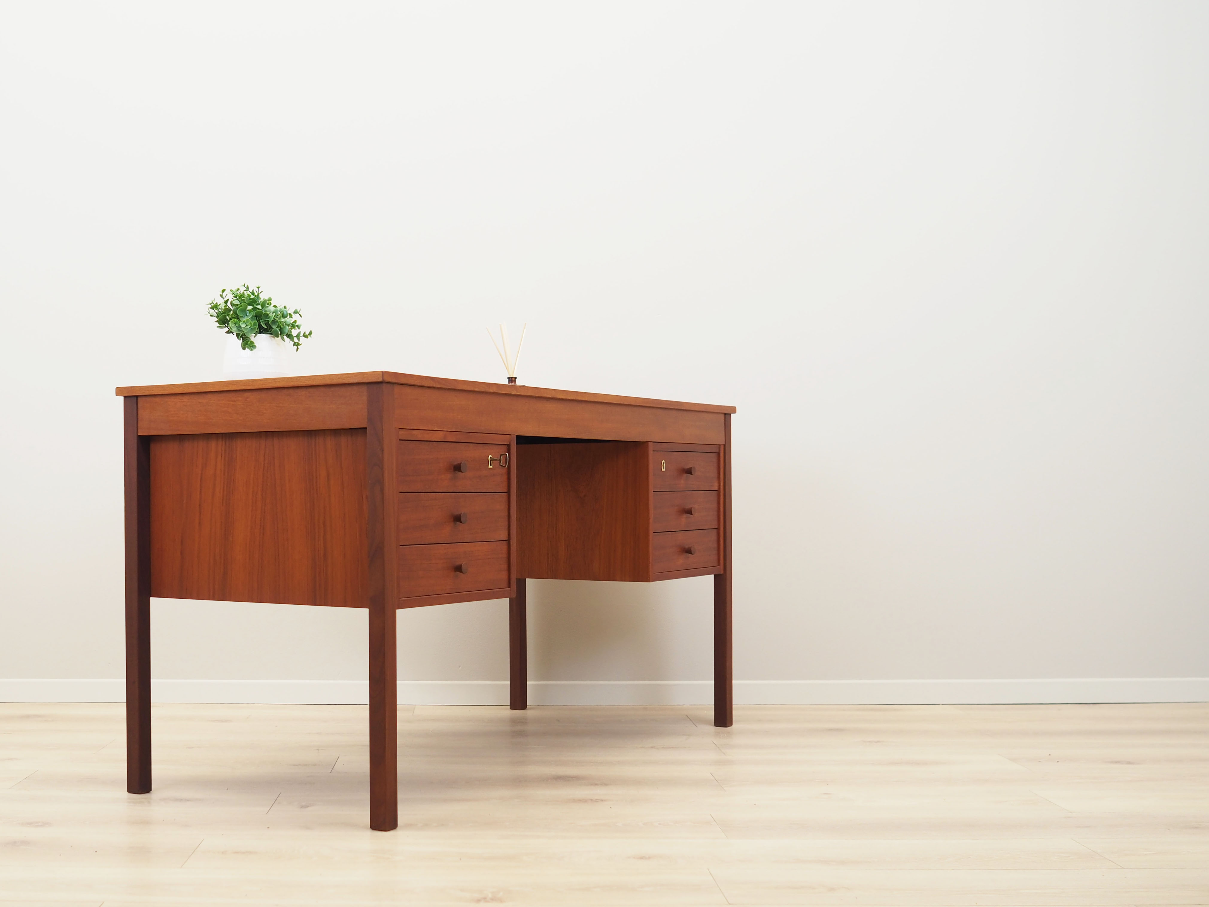 Teak desk, Danish design, 1970s, made in Denmark