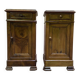 Pair of bedside tables from the Louis Philippe period in walnut.