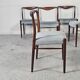 6 Scandinavian chairs in rosewood by Kai Lyngfeldt Larsen
