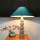 Sculptural Glazed Ceramic Art Table Lamp, Germany 1960s