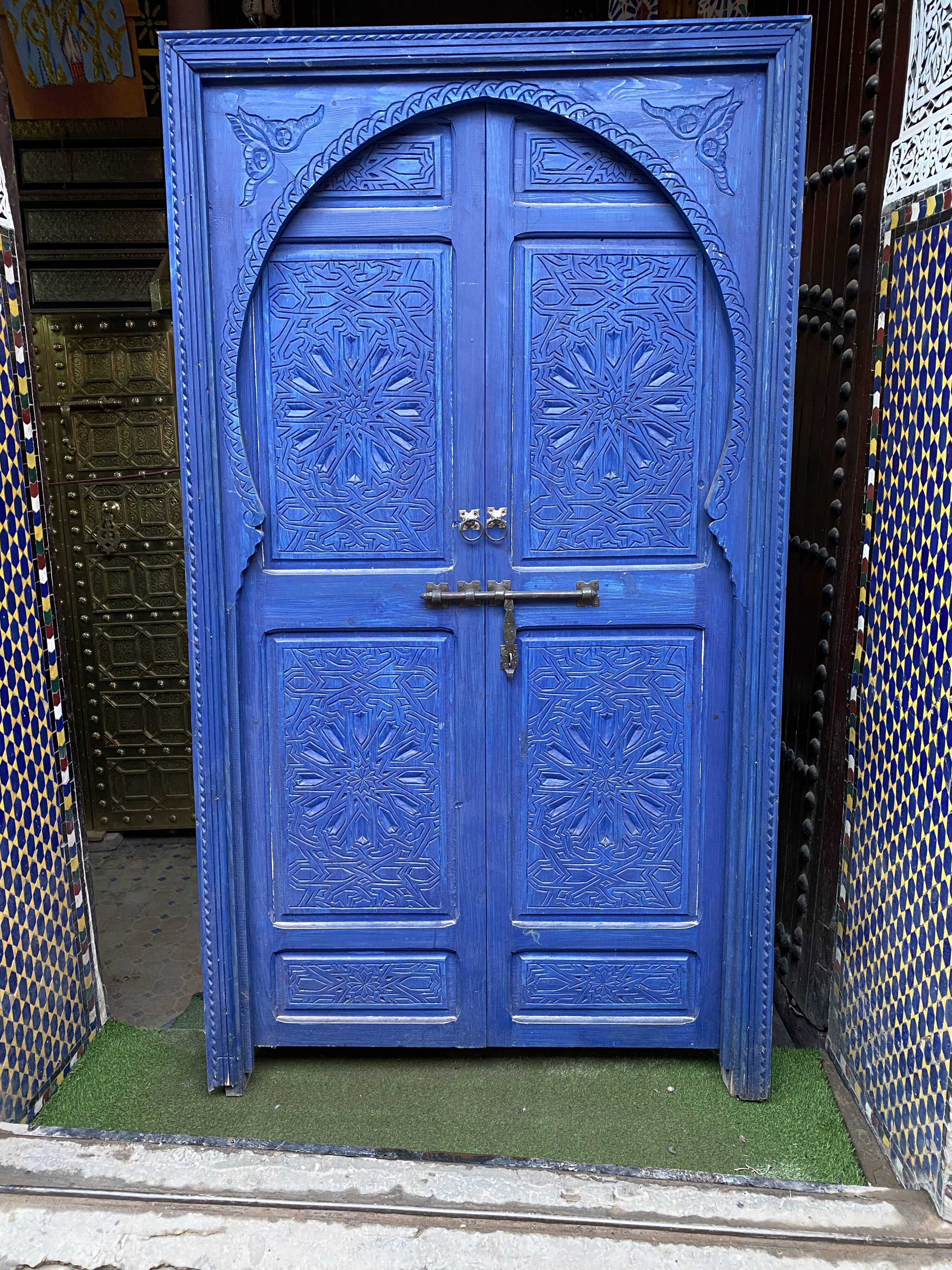 Blue door