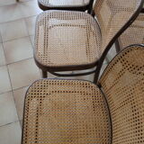Lot de 6 chaises cannées drevounia
